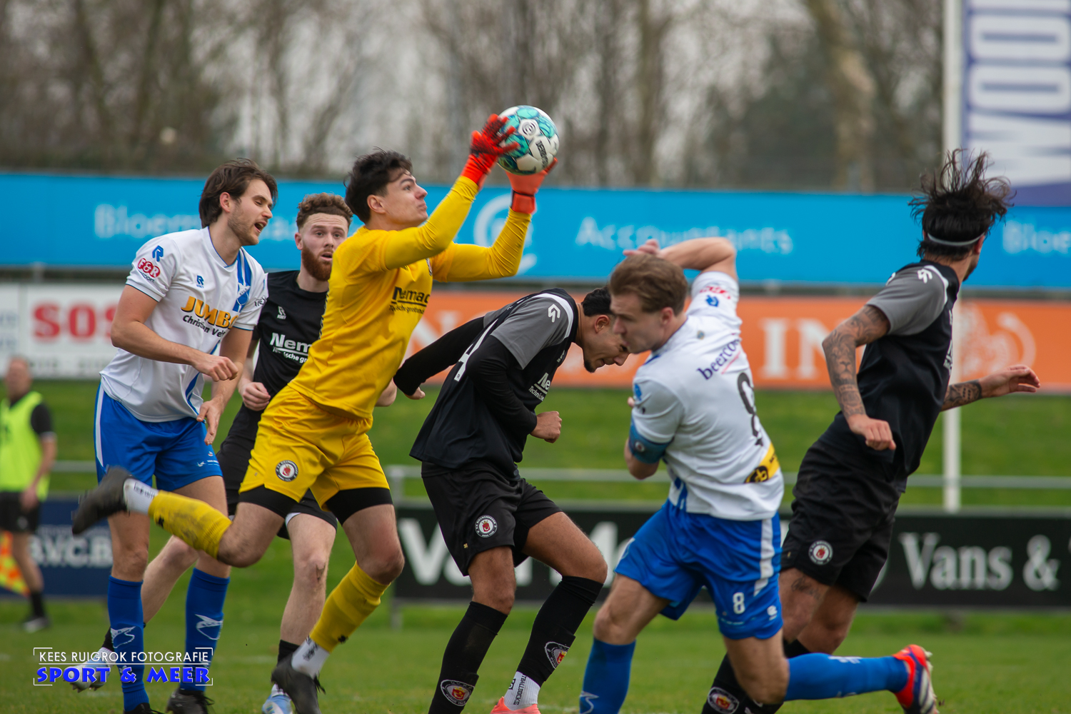 BVCB komt vroege tegengoal niet meer te boven