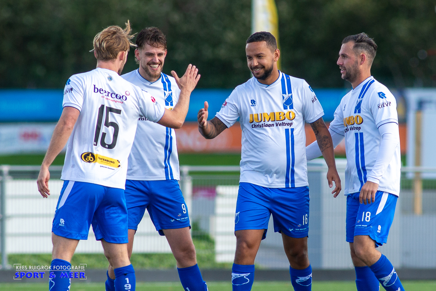Dubbel gedroomd, titel geëist: BVCB 4 walst over CVC Reeuwijk heen