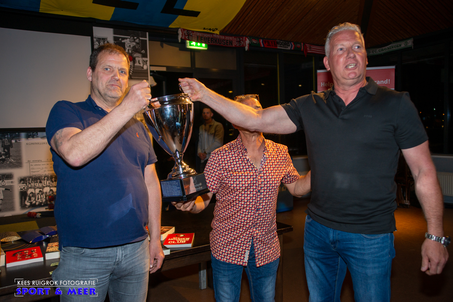 Janssens en Roos kampioen 13e BVCB VoetbalQuiz