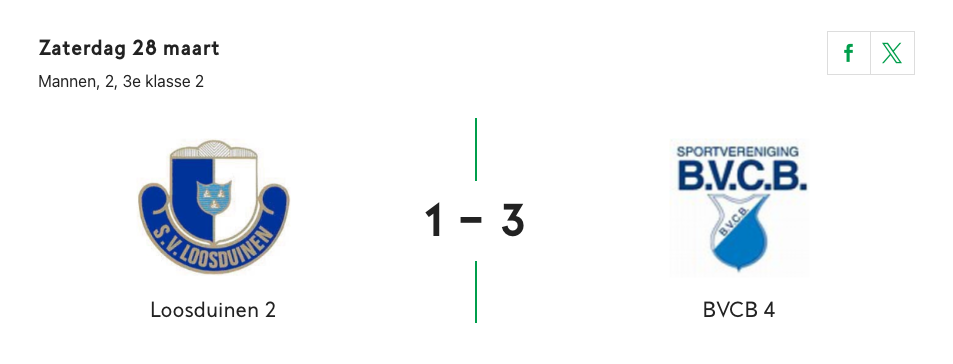 “Niet groots, wel volwassen: BVCB doorstaat lastige test in Loosduinen”