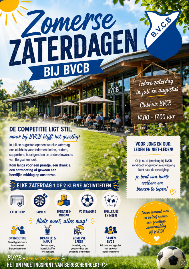 BVCB Zomerse Zaterdagen – Kom erbij!