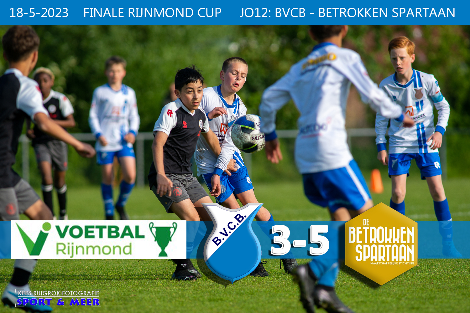 Finale VoetbalRijnmond Cup JO12